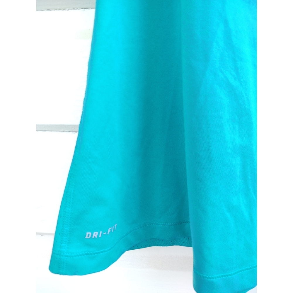 Nike HyperCool Racerback Tank Teal Mesh Back Small - Picture 4 of 8